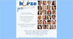 Desktop Screenshot of kurze-promotion.de